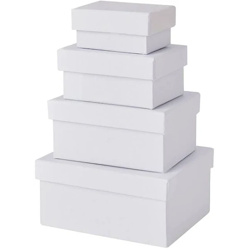 Creativ Paper Mache Rectangular Boxes - Set of 4