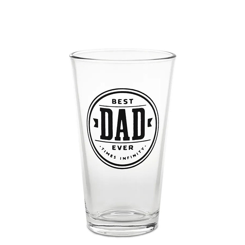 Custom beer glass G02-0016 glam camp