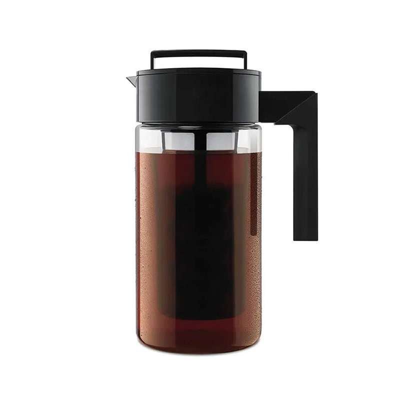 Custom cold brew coffee pot with lid P02-0001 glam camp