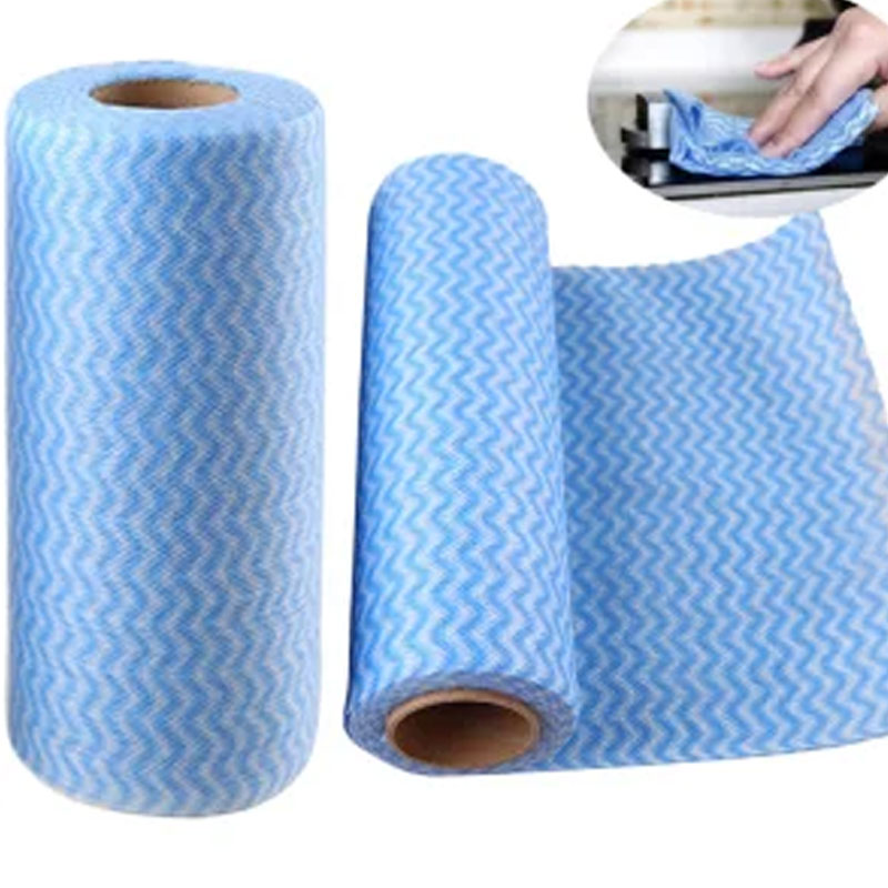 Custom spunlace non woven embossed cleaning dry cloth