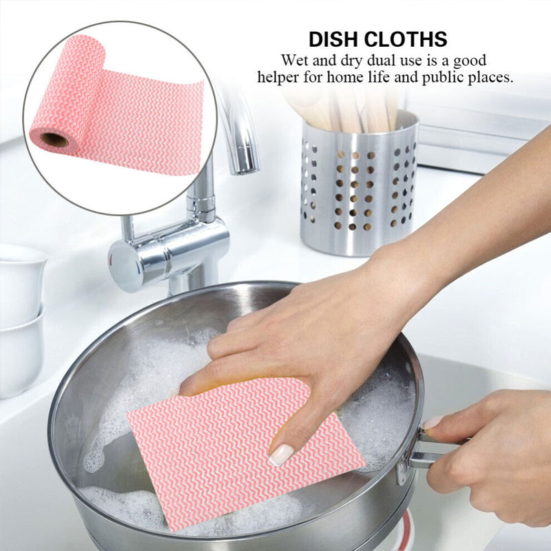 Customizable disposable wave pattern cleaning cloth