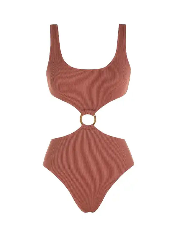 Cut Out Ring Detail One Piece Swimsuit FG3699