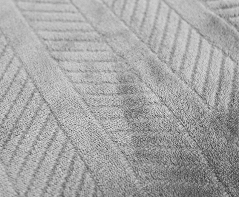 Striped cut flannel blanket 1030102
