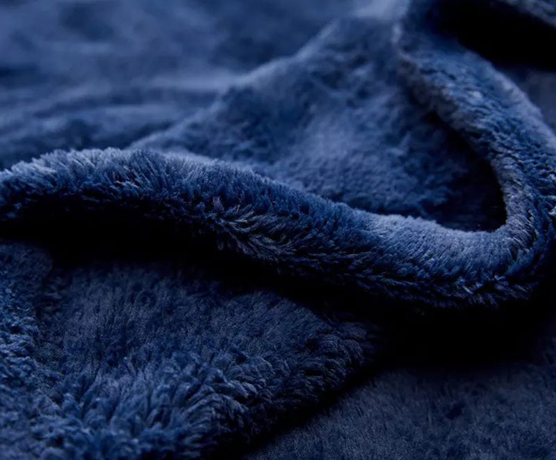 Customizable blue cut flannel blanket 1030118