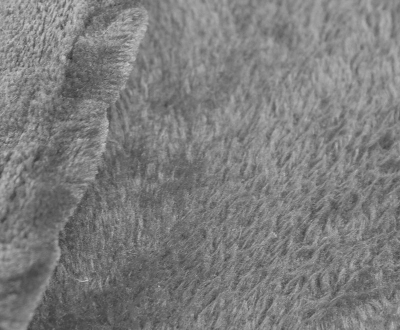 Dark grey grouper cut flannel blanket 1030126