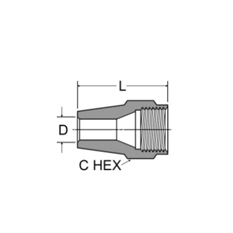 D.O.T air brake copper tubing nut [Ref.SAE No.120111 BA]