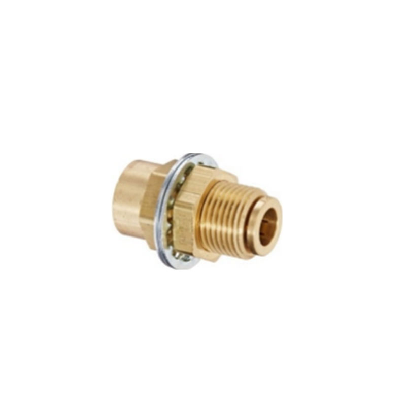 D.O.T push in glathand bulkhead connector brass air connectors