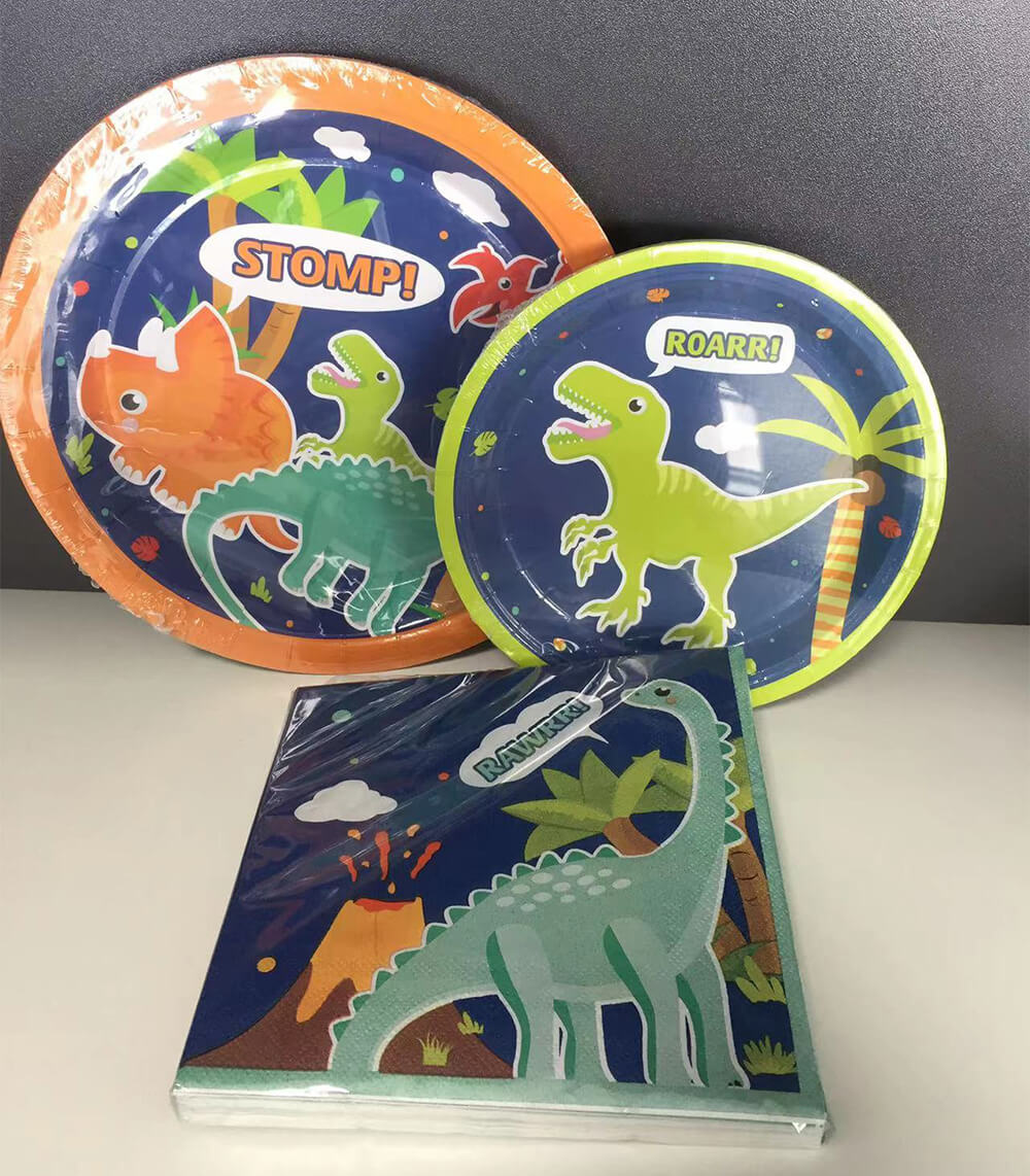 Dinosaur Paper Plates