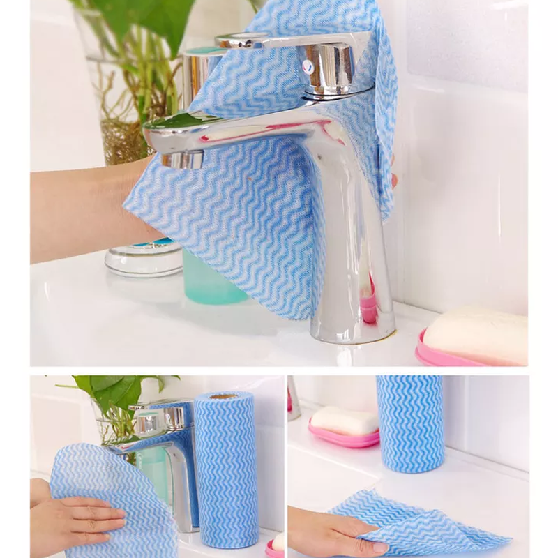 Reusable kitchen cleaning dry towels
