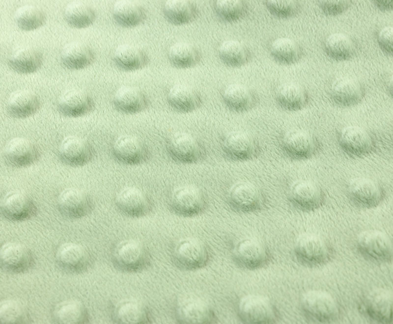 3d fashion green dot print mink double layer baby blanket 1120205