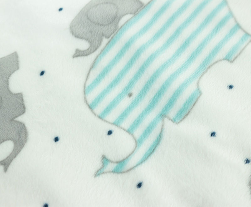 Cartoon warm printed mink double layer baby blanket 1120212