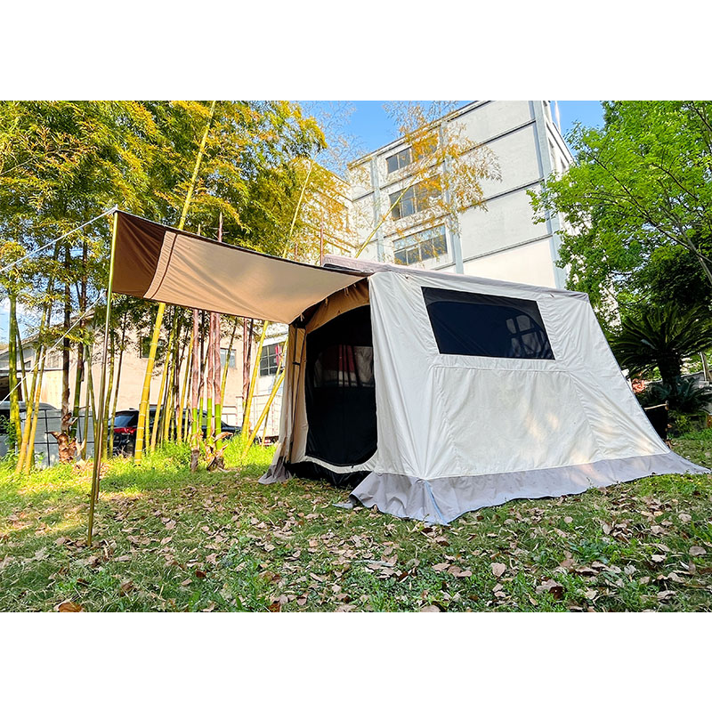 Double layer cabin tent glam camp