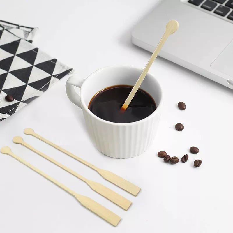 Drink stir disposable coffee stick bamboo stirrer