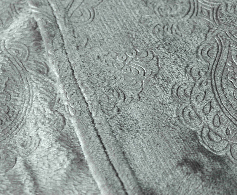 Luxury, dsouble seided embossed flannel blanket 1030212bd