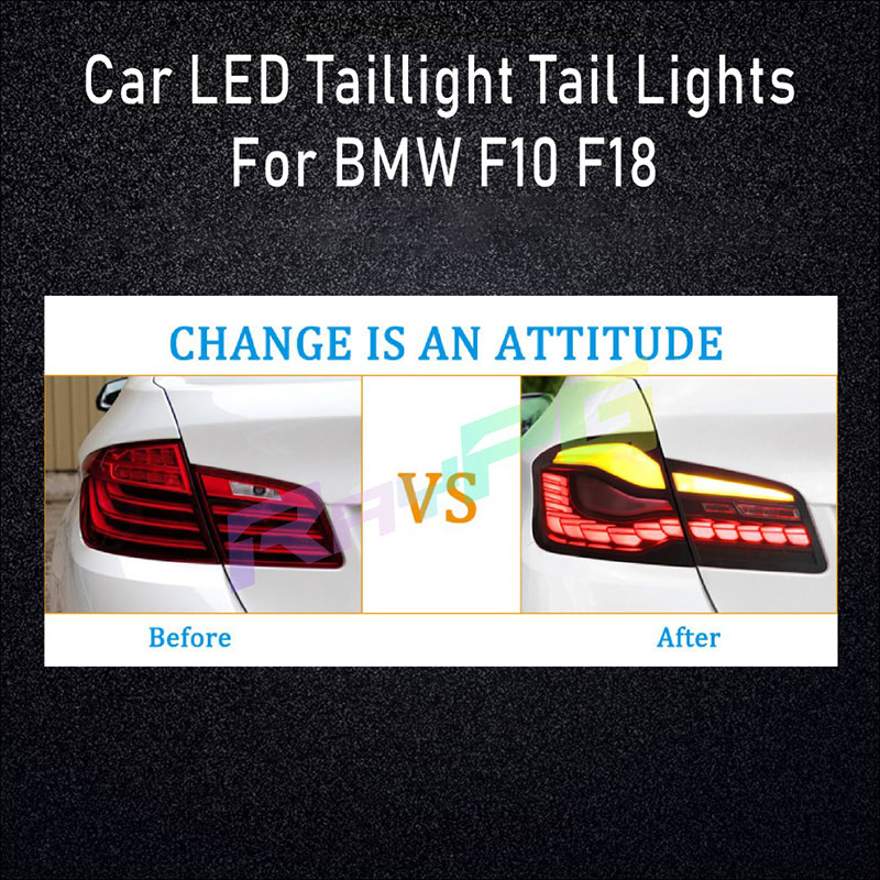 Full LED f10 tail light tail light assembly for bmw f10 5 series 520 525 530 F18 2011-2016 F10 tail light tail light plug and play
