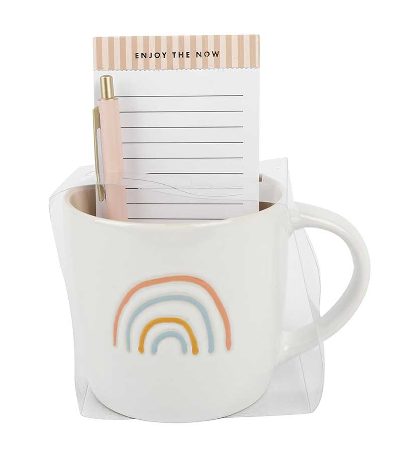 Ceramic cup sticky note Gift Set