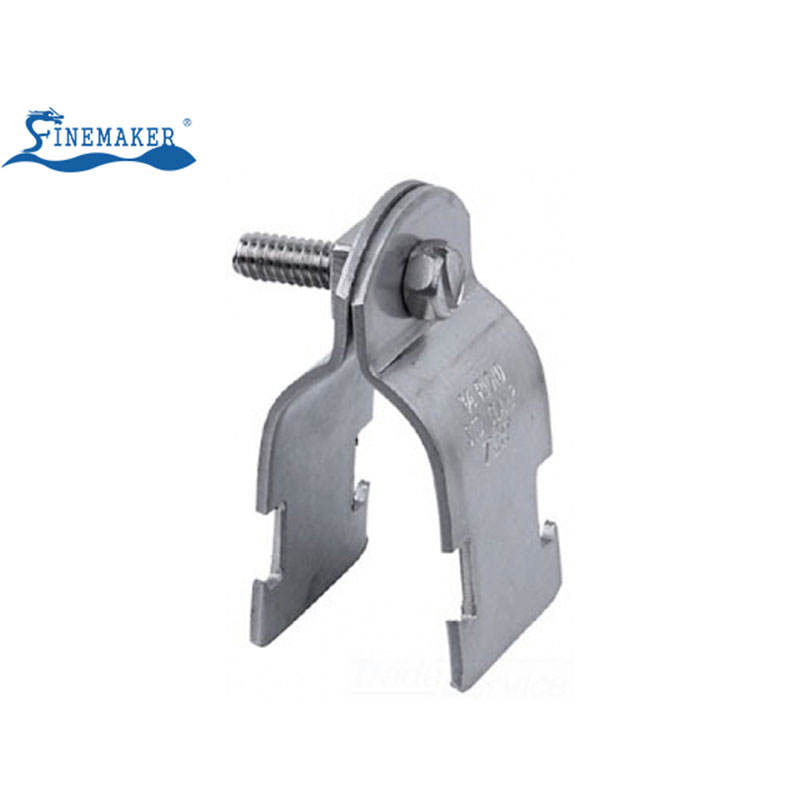 Galvanized U type pipe struct clamp