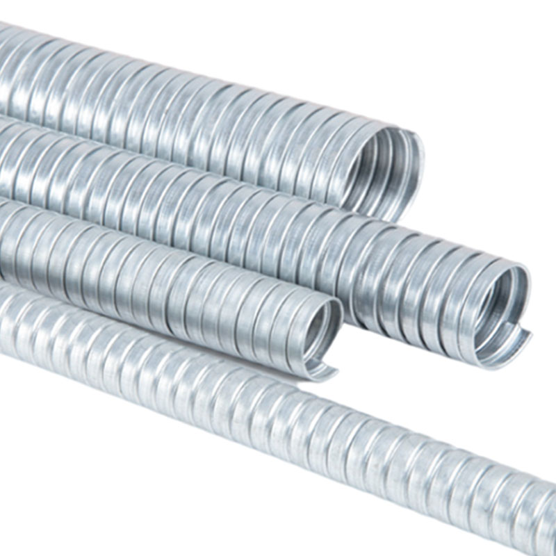 Galvanized metal double buckle flexible conduit