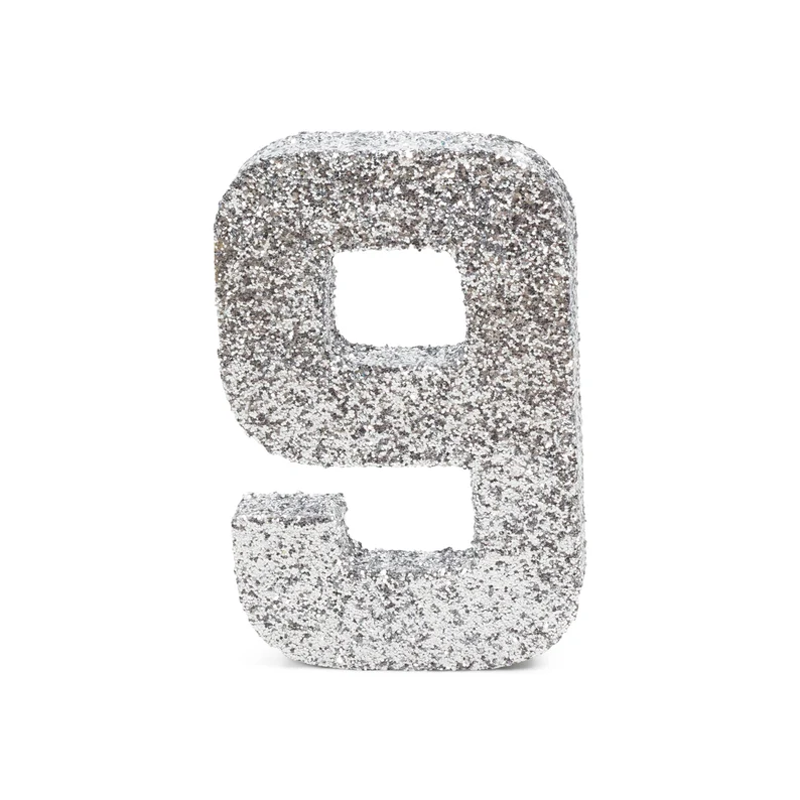Giant Number 9 - Silver Coarse 8 9