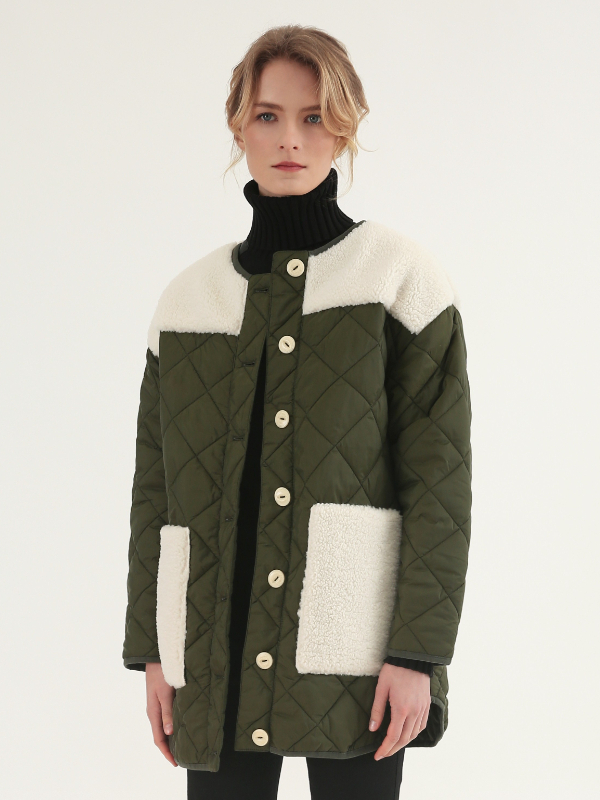 Green Padded Coat