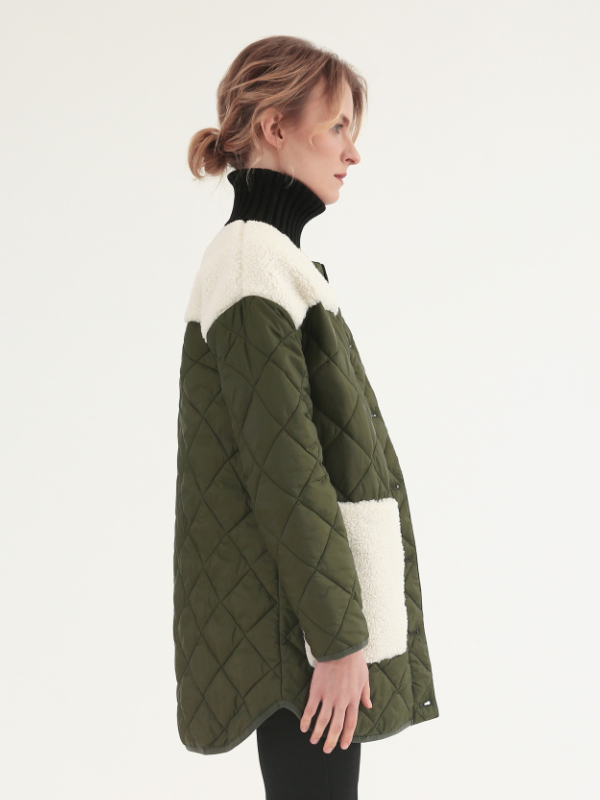 Green Padded Coat