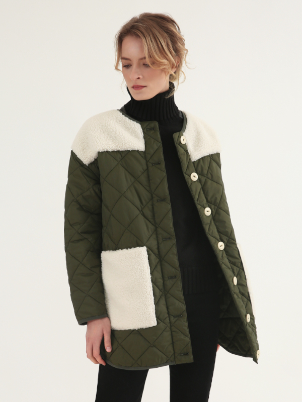 Green Padded Coat