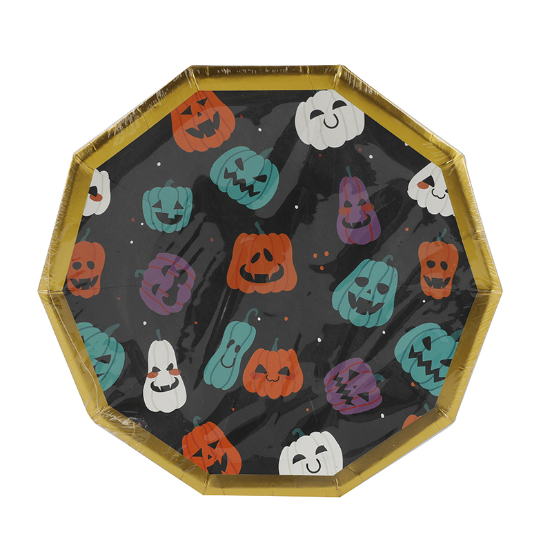 Halloween pumpkin plates HA013