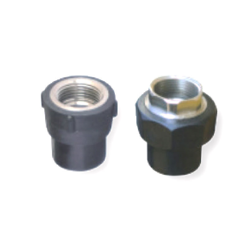 HDPE PIPE fittings water supply PE pipe socket joint female thread coupling