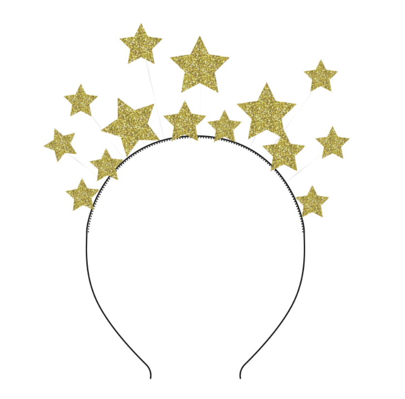 Golden New Year's Party Headband HNY00043