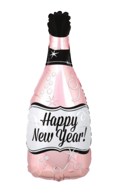 Special-shaped wine bottle aluminum film balloon HNY00054