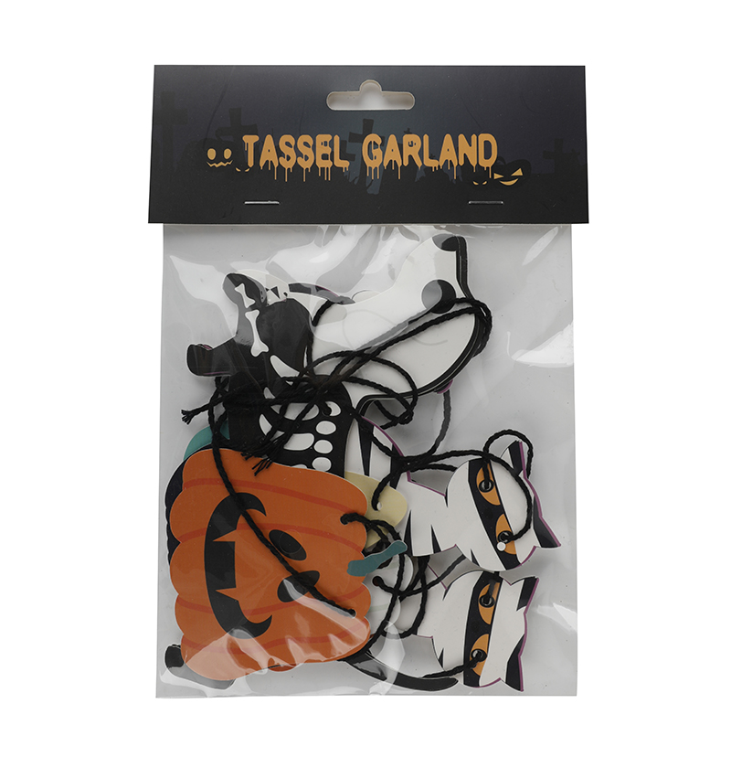 Halloween tassel garland HA028
