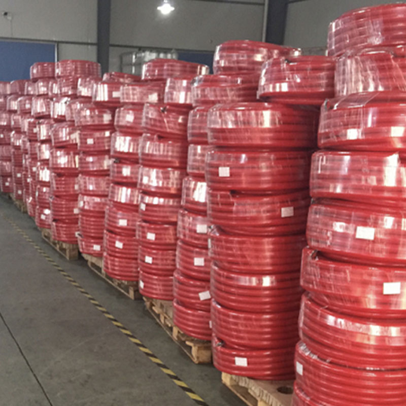 High pressure fire fighting safety explosion-proof pvc hose