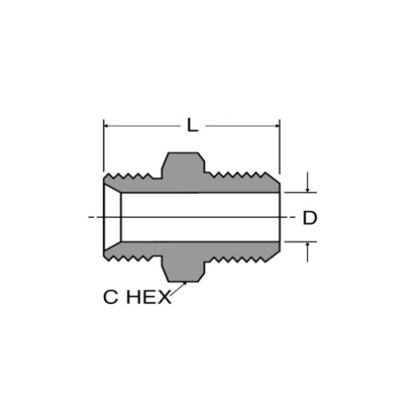 Hose brab & polyethylene tubing ball-end joint adapter to male pipe