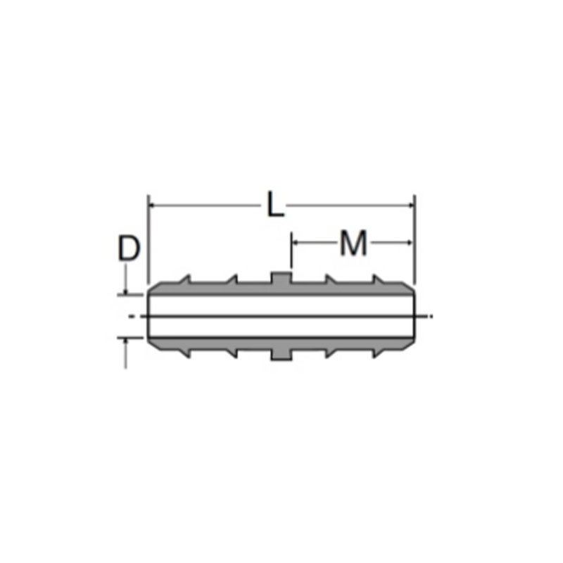 Hose brab & polyethylene tubing union