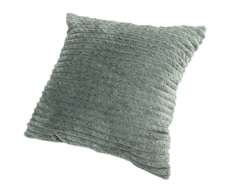 Simple striped chenille jacquard corduroy cushion 3
