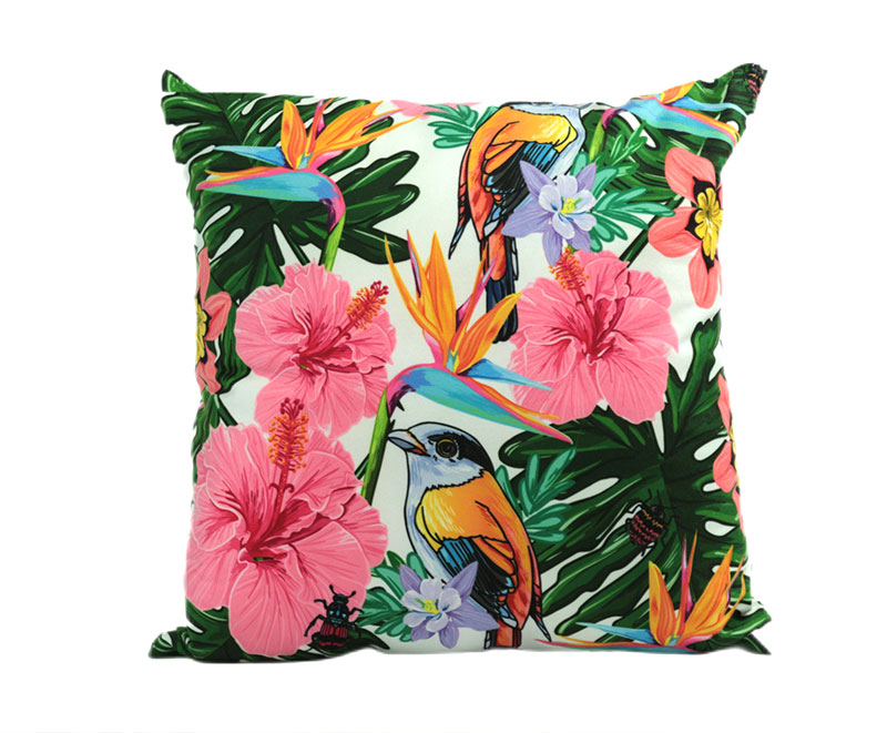 Tropical rainforest printed cushion 3050104