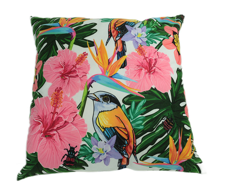Tropical rainforest printed cushion 3050104
