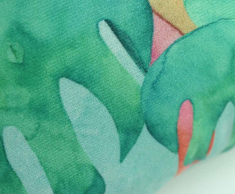 Tropical rainforest printed cushion 3050105