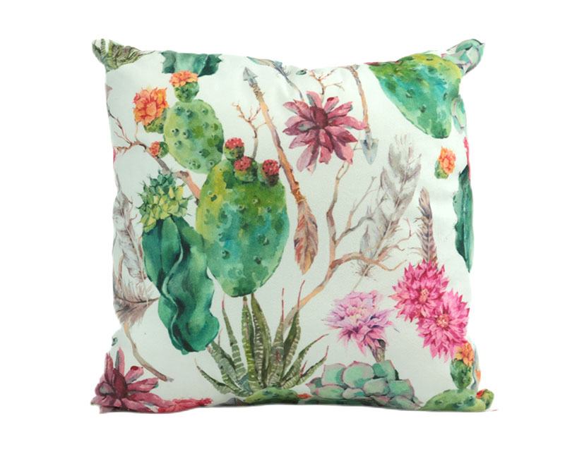 Tropical rainforest printed cushion 3050106