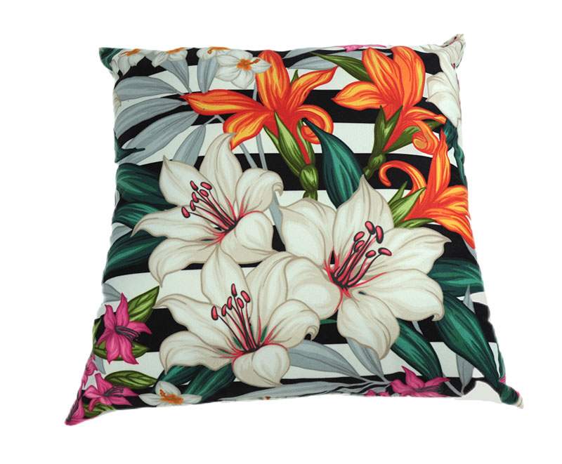 Tropical rainforest printed cushion 3050109