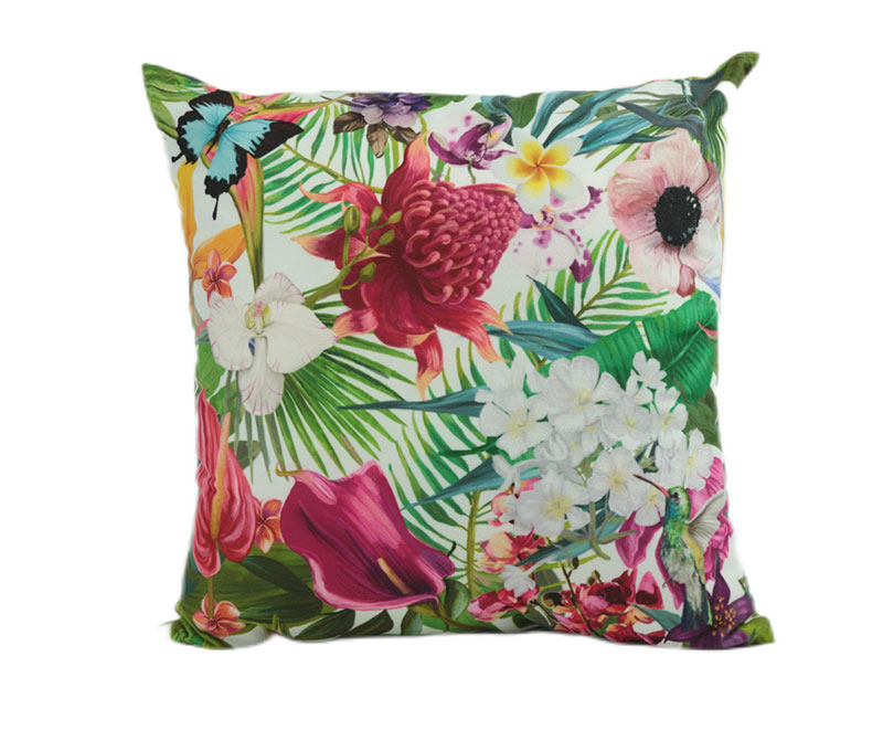 Tropical rainforest printed cushion 3050111