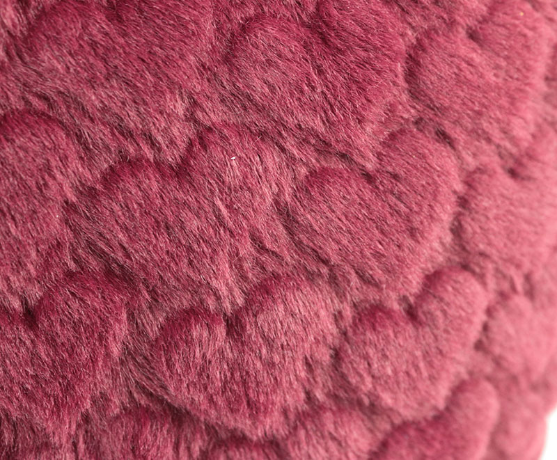 Rabbit hair faux fur cushion 12