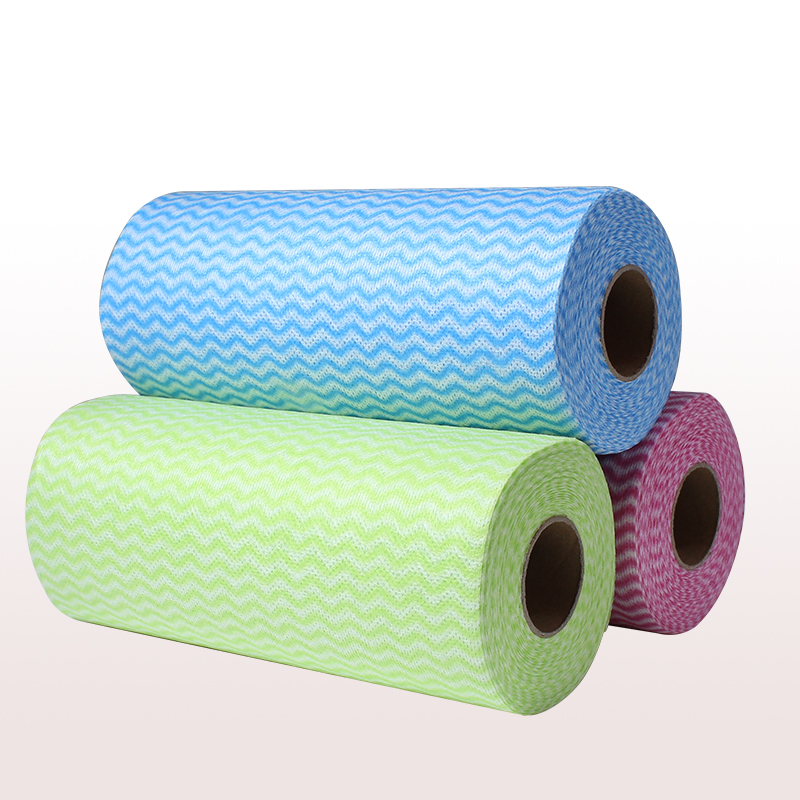 Spunlace 50% viscose nonwoven roll dry wipes