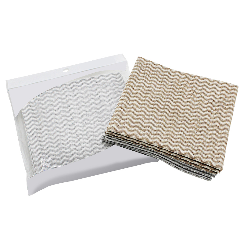 Custom non woven viscose polyester spunlace household cleaning wipes