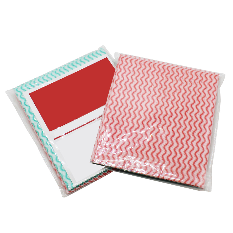 Custom solid color corrugated kitchen cleaning cloth