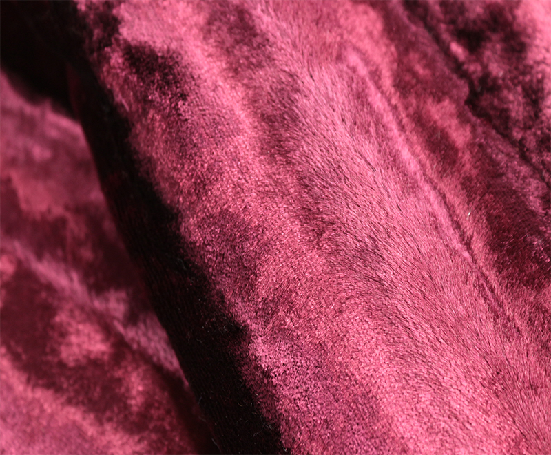 Soft furry velvet curtain 2981
