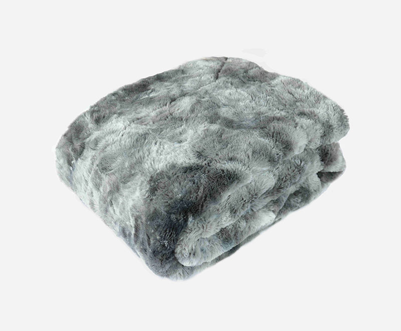 Super soft tie dye PV blanket double layer 1010404