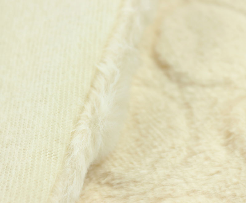 Fashionable all-match rabbit fur with fleece blanket 1020126