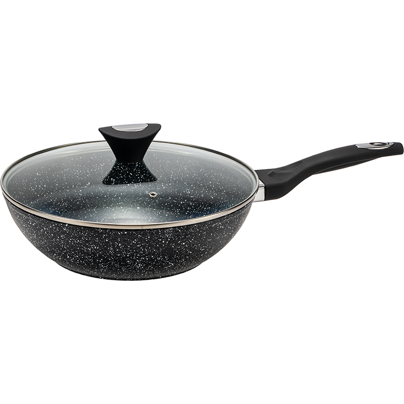 IW-FT6107 Forged Aluminum Cookware frypan saucepan casserole wok