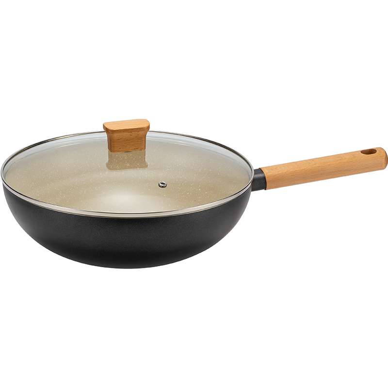 IW-PN5105 Pressed Aluminun cookware frypan saucepan casserole wok